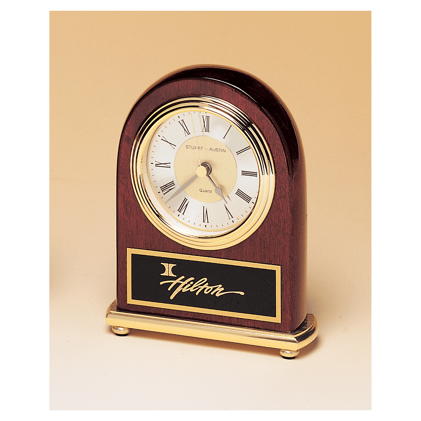 Rosewood Arch Piano Finish Clock