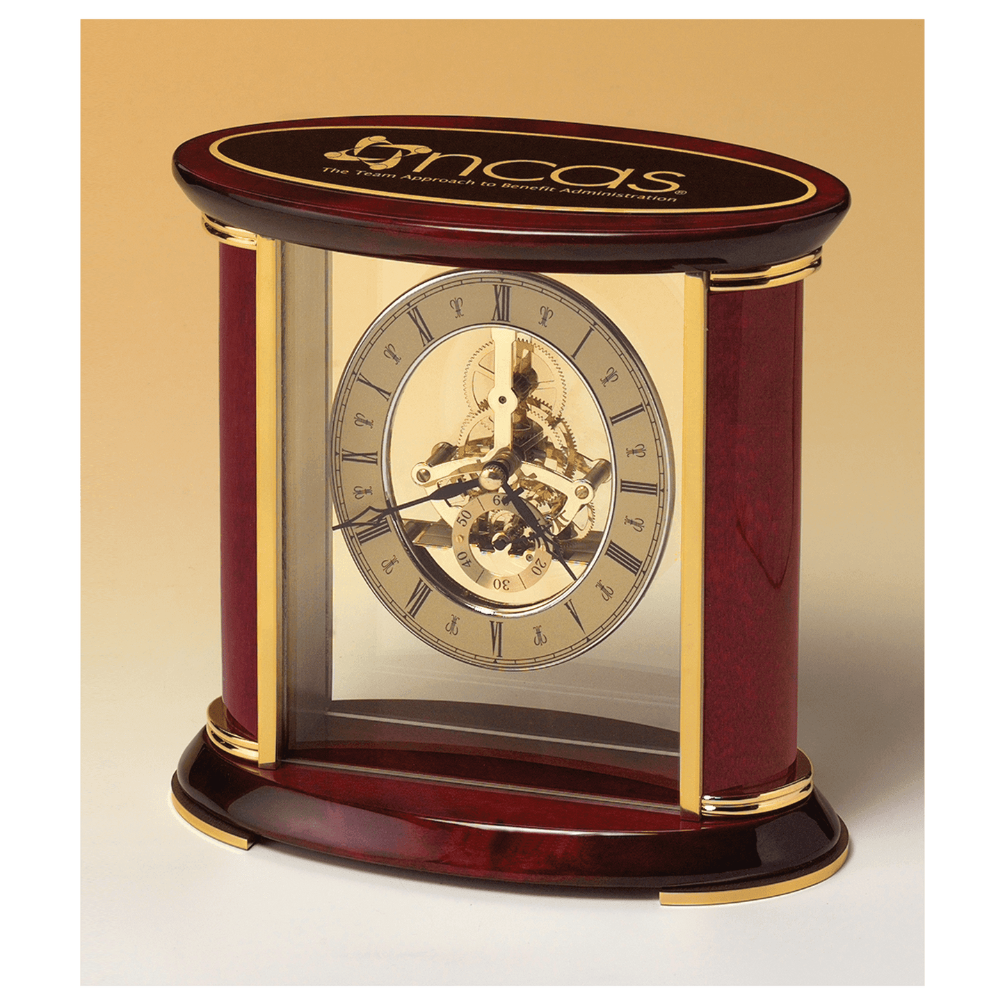Skeleton Clock With Sub-Second Dial