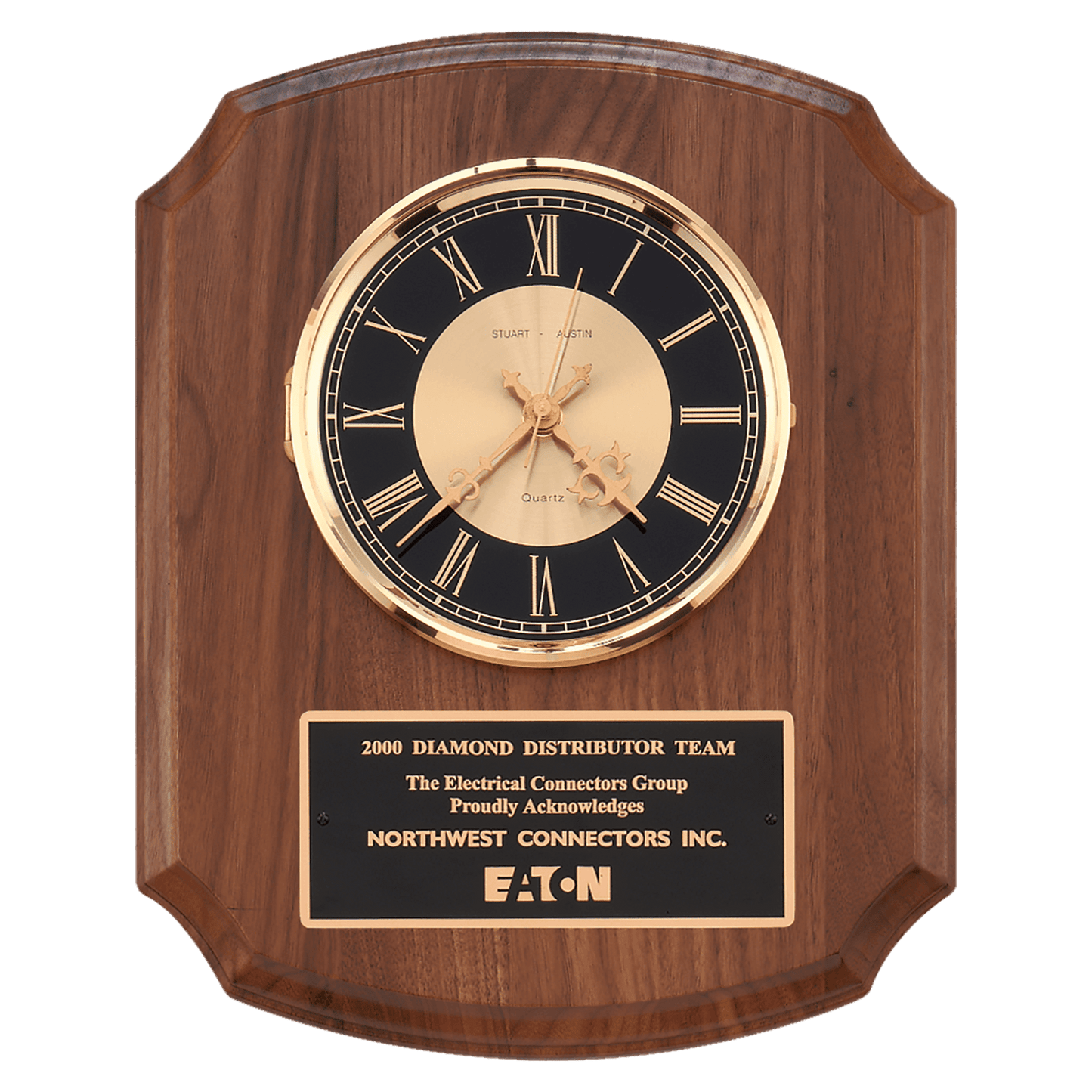 Walnut Quartz Clock