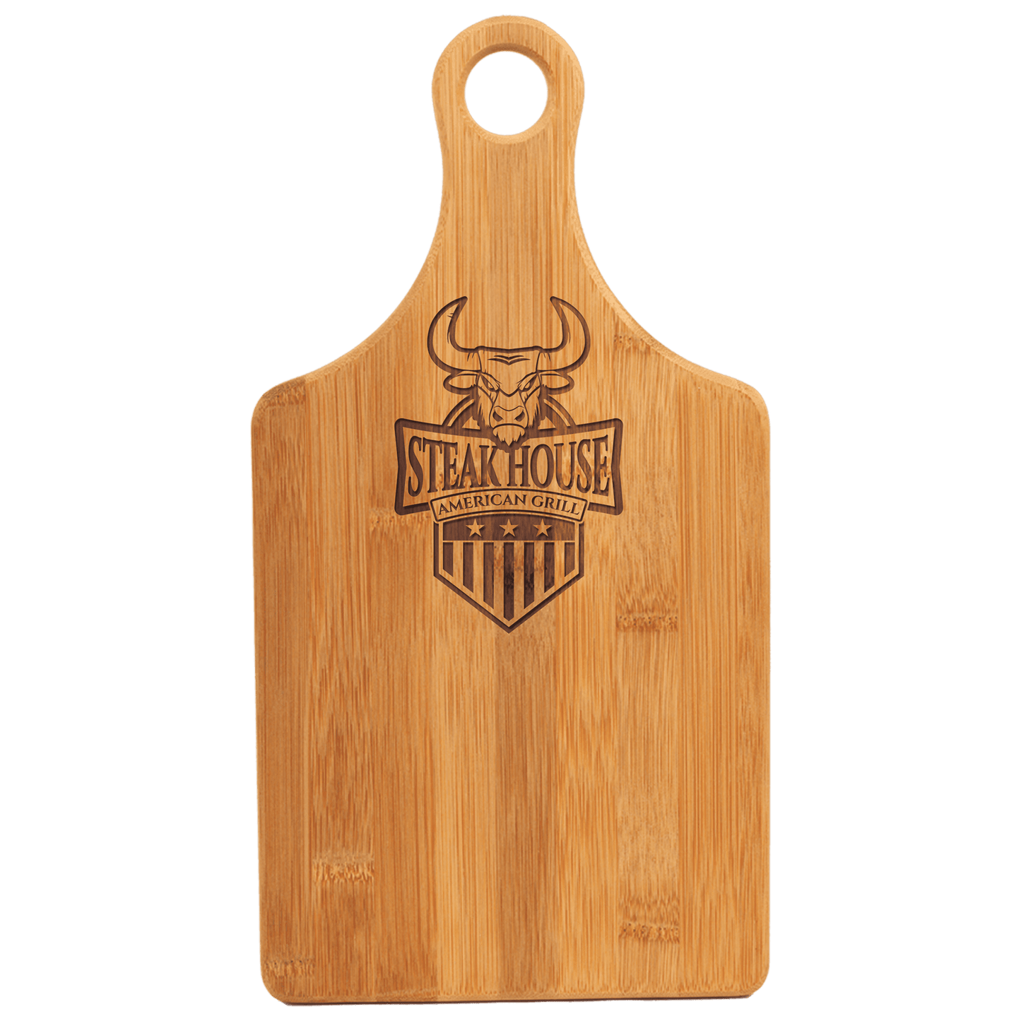 Bamboo Paddle Shape Cutting Board