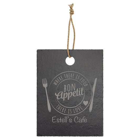 Rectangle Slate Cutting Board with Hanger String