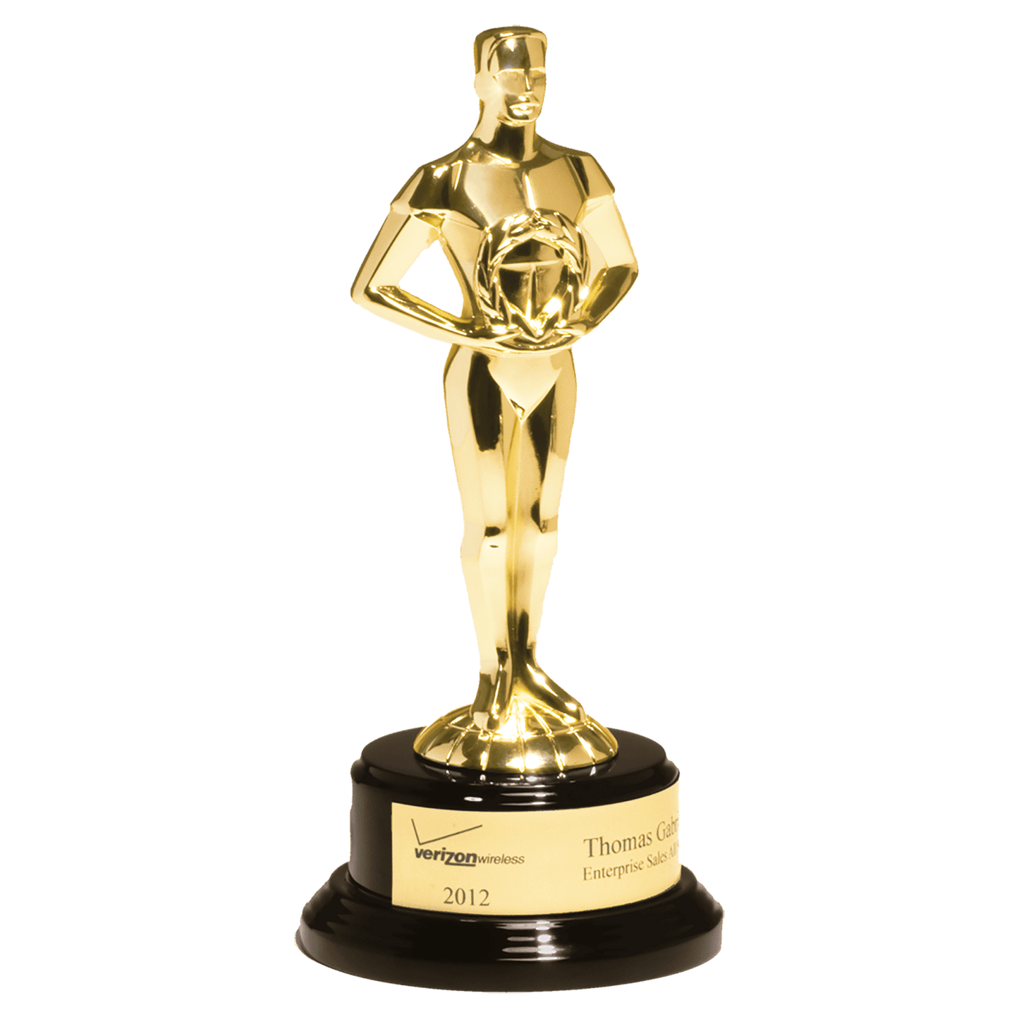 Classic Achiever Trophy on Round Base