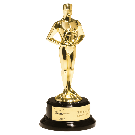 Classic Achiever Trophy on Round Base