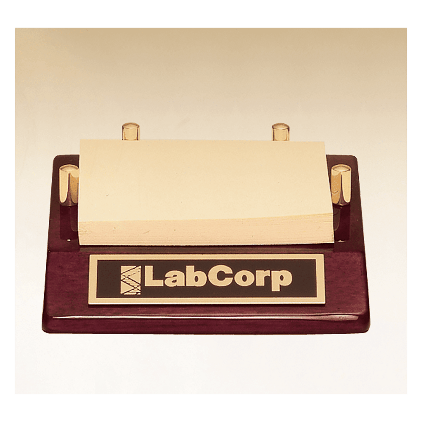 Rosewood Post-It Note Holder