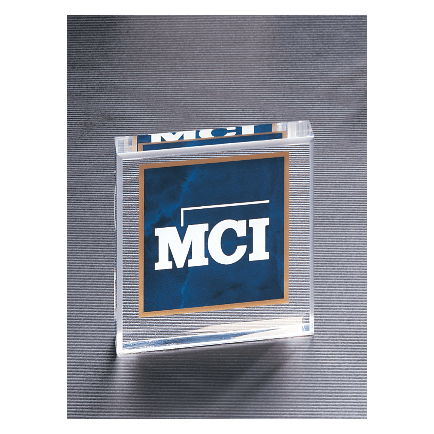 Sapphire Marble Design Acrylic Paperweight