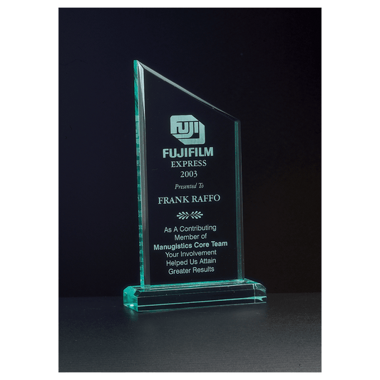 Zenith Series Jade Acrylic Award