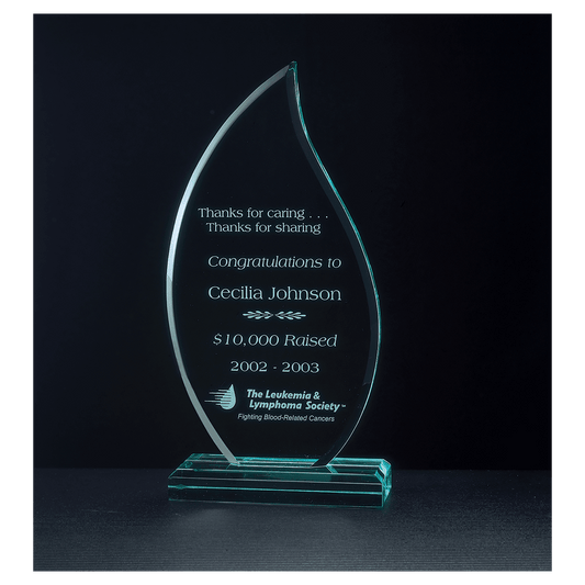 Flame Series Jade Acrylic Award