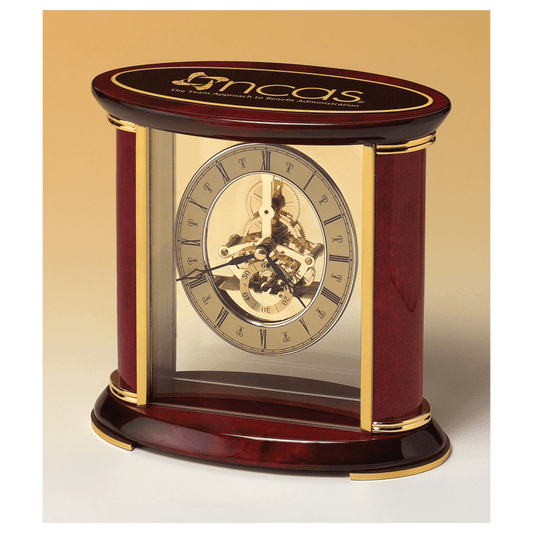 Skeleton Clock With Sub-Second Dial