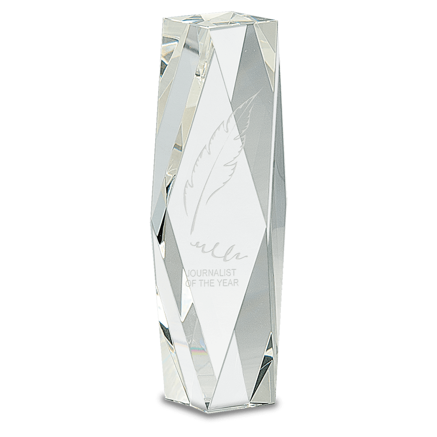 Clear Crystal Octagon Tower